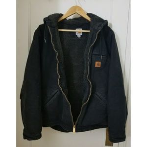 SANDSTONE SHERPA-LINED SIERRA JACKET